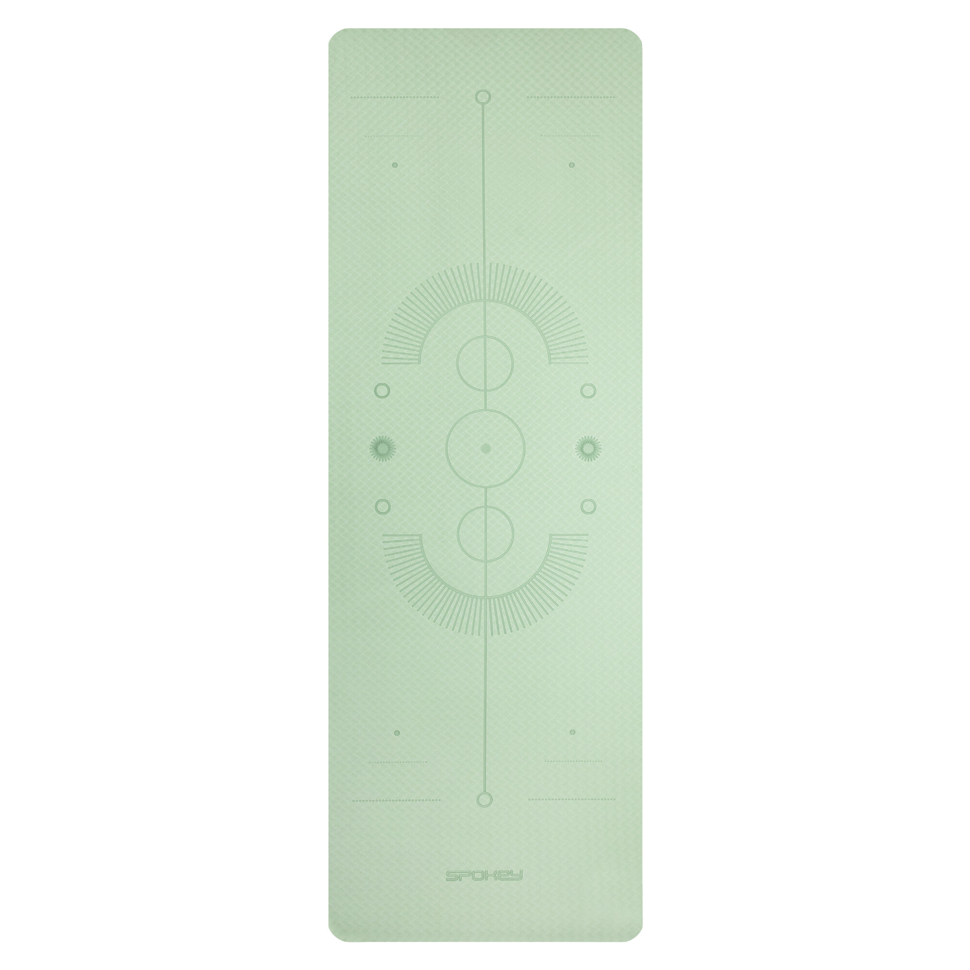 Joogamatt SPOKEY Mandala, roheline