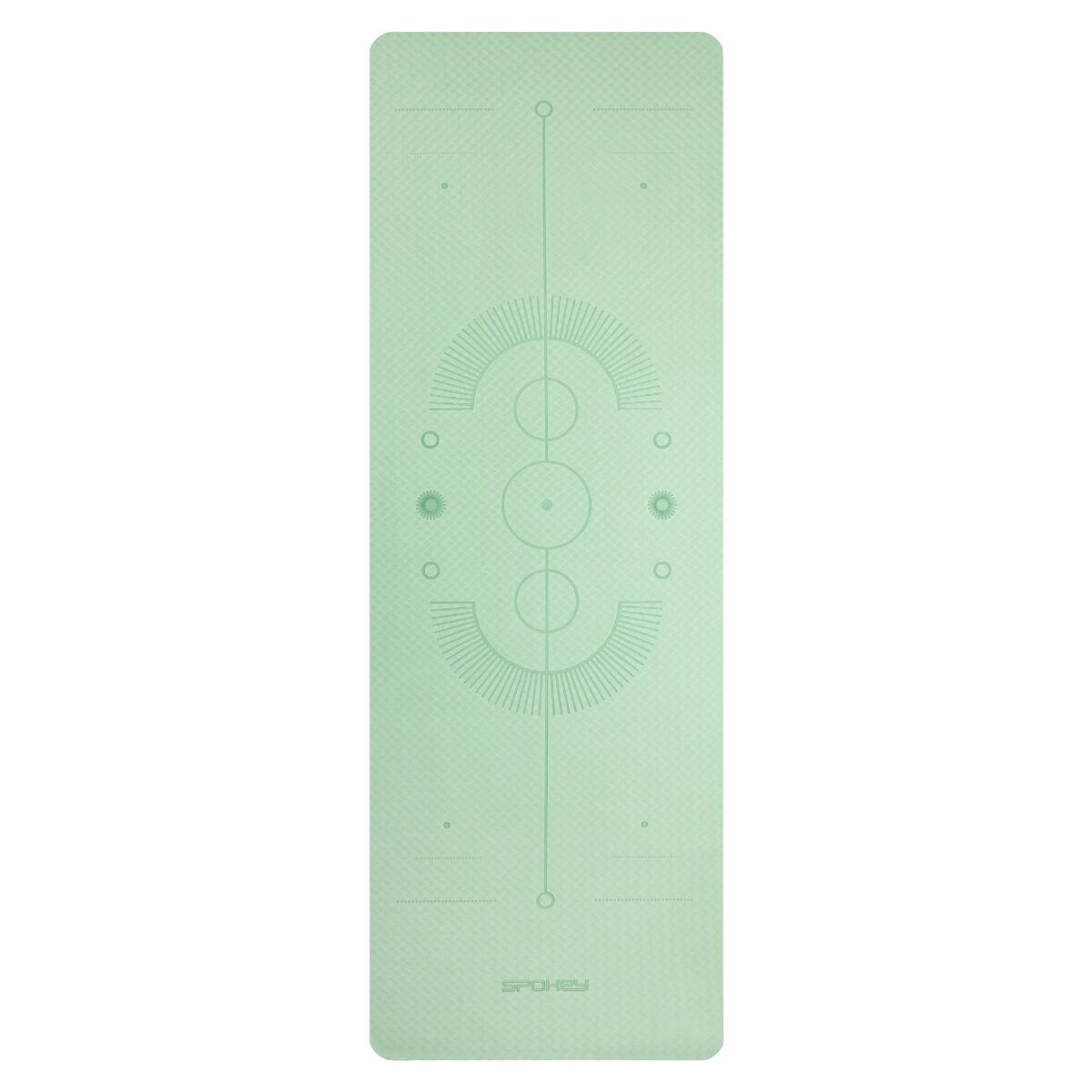 Joogamatt SPOKEY Mandala, roheline