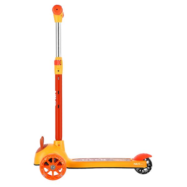 Laste tõukeratas NILS FUN HLB02 Deer Scooter, oranž