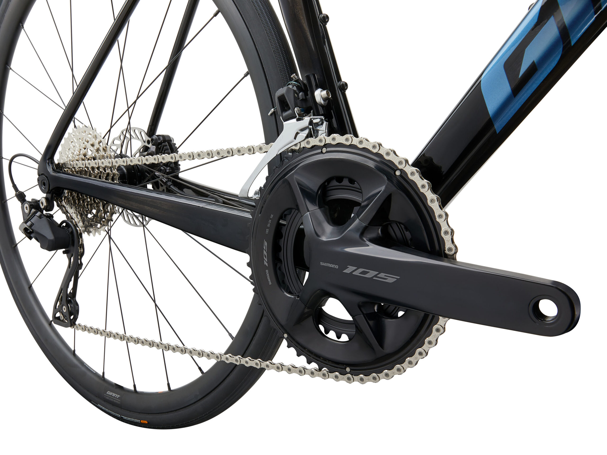 Maanteeratas GIANT TCR Advanced 2 KOM (2025) Carbon (M/L)