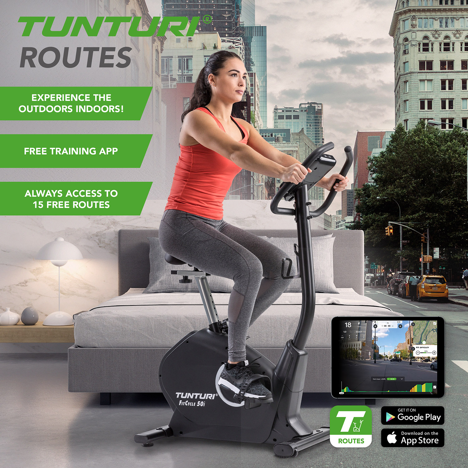 Veloergomeeter TUNTURI FitCycle 50i Ergometer Bike