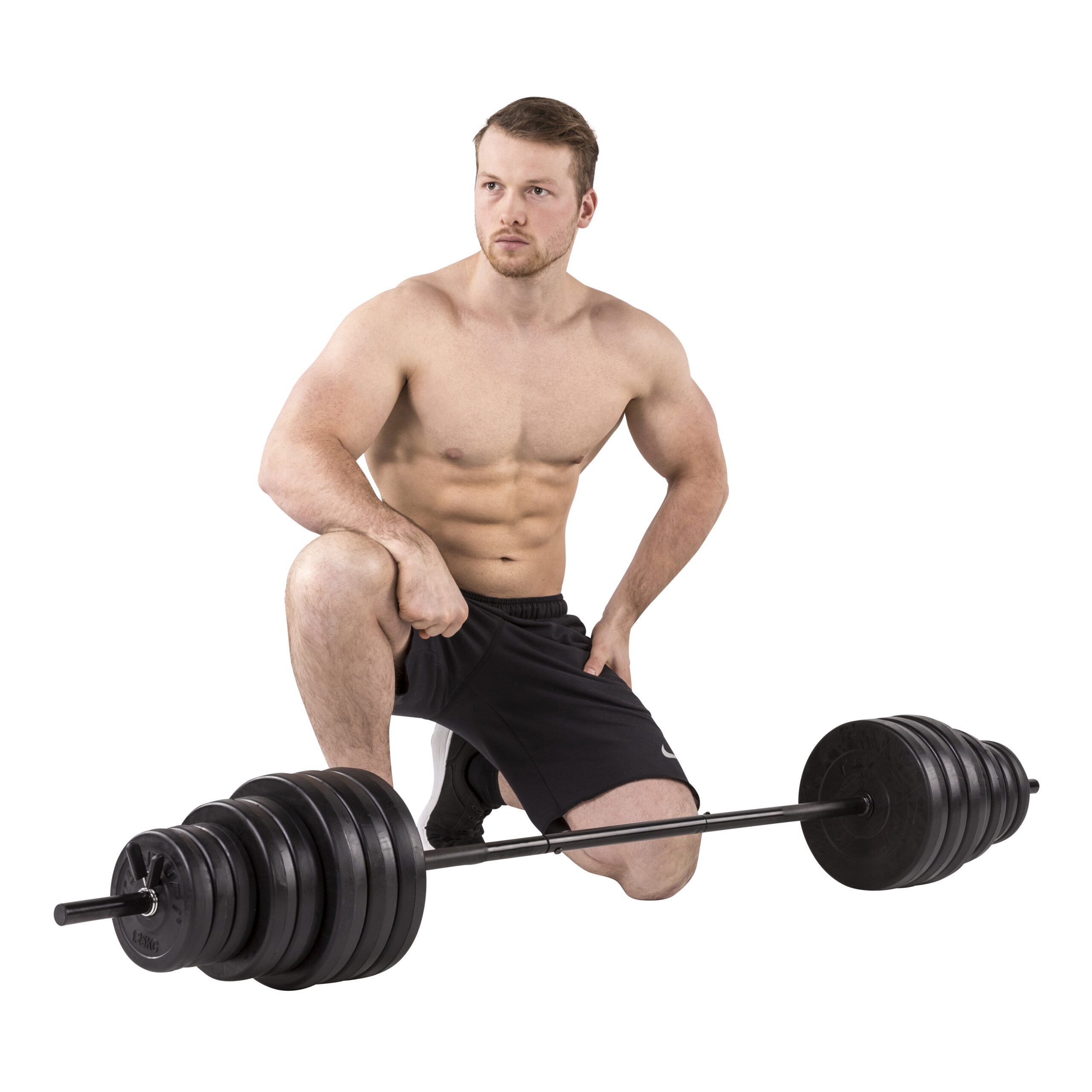 Hantli-/tõstekangikomplekt TUNTURI Vinyl Barbell/Dumbbell Set 50kg