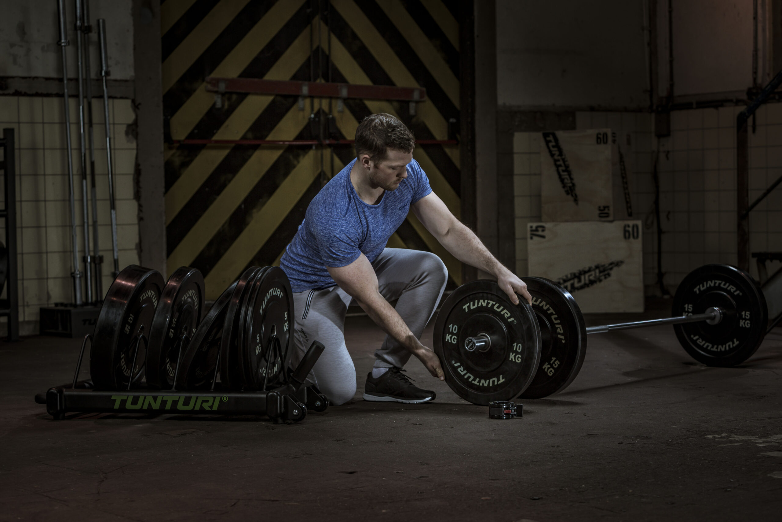 Raskusketas TUNTURI Training Bumper Plate, 50 mm, 15 kg