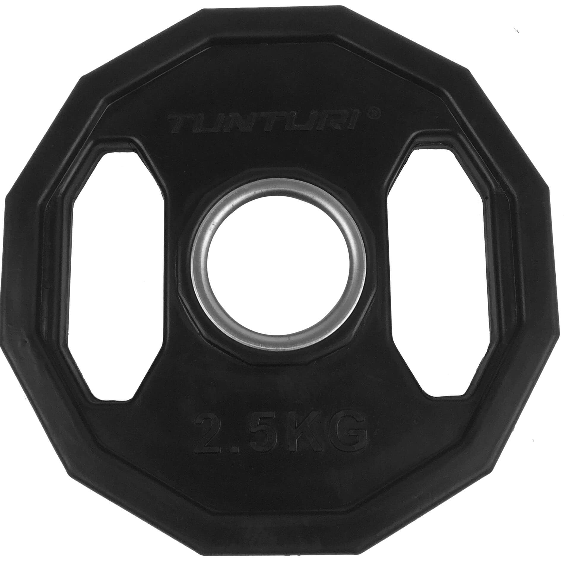 Raskuskettad TUNTURI Olympic Rubber Plates, 50 mm, 2.5kg
