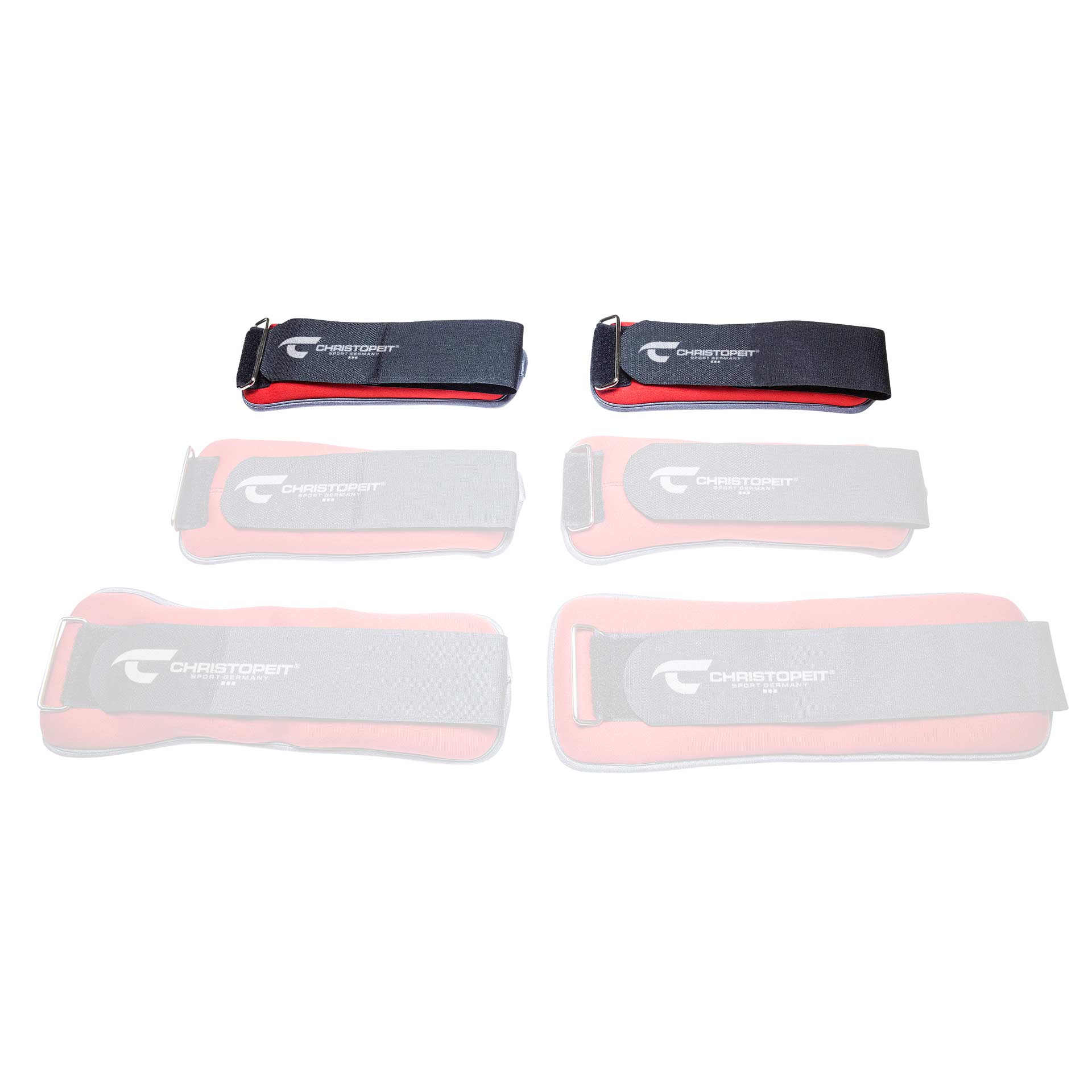 Randme-/pahkluuraskused CHRISTOPEIT 2×0,50 kg (paar)