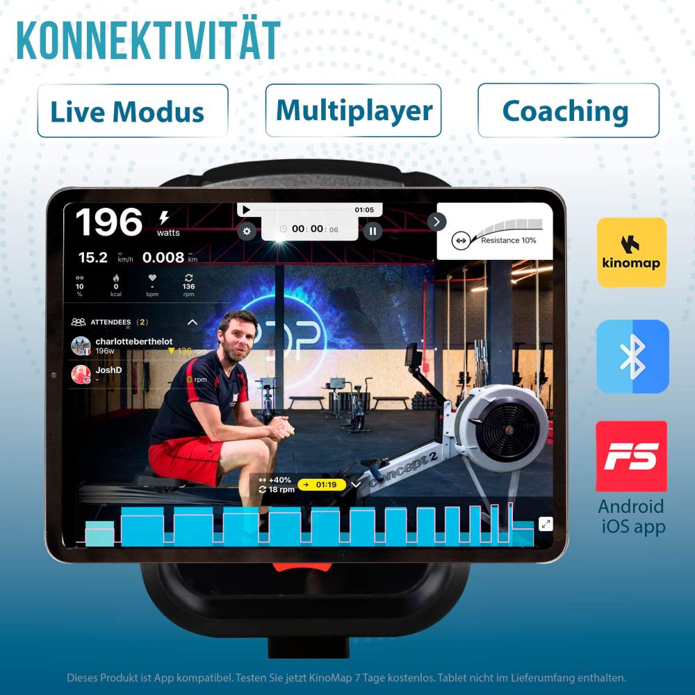 Sõudeergomeeter CHRISTOPEIT RW 1000