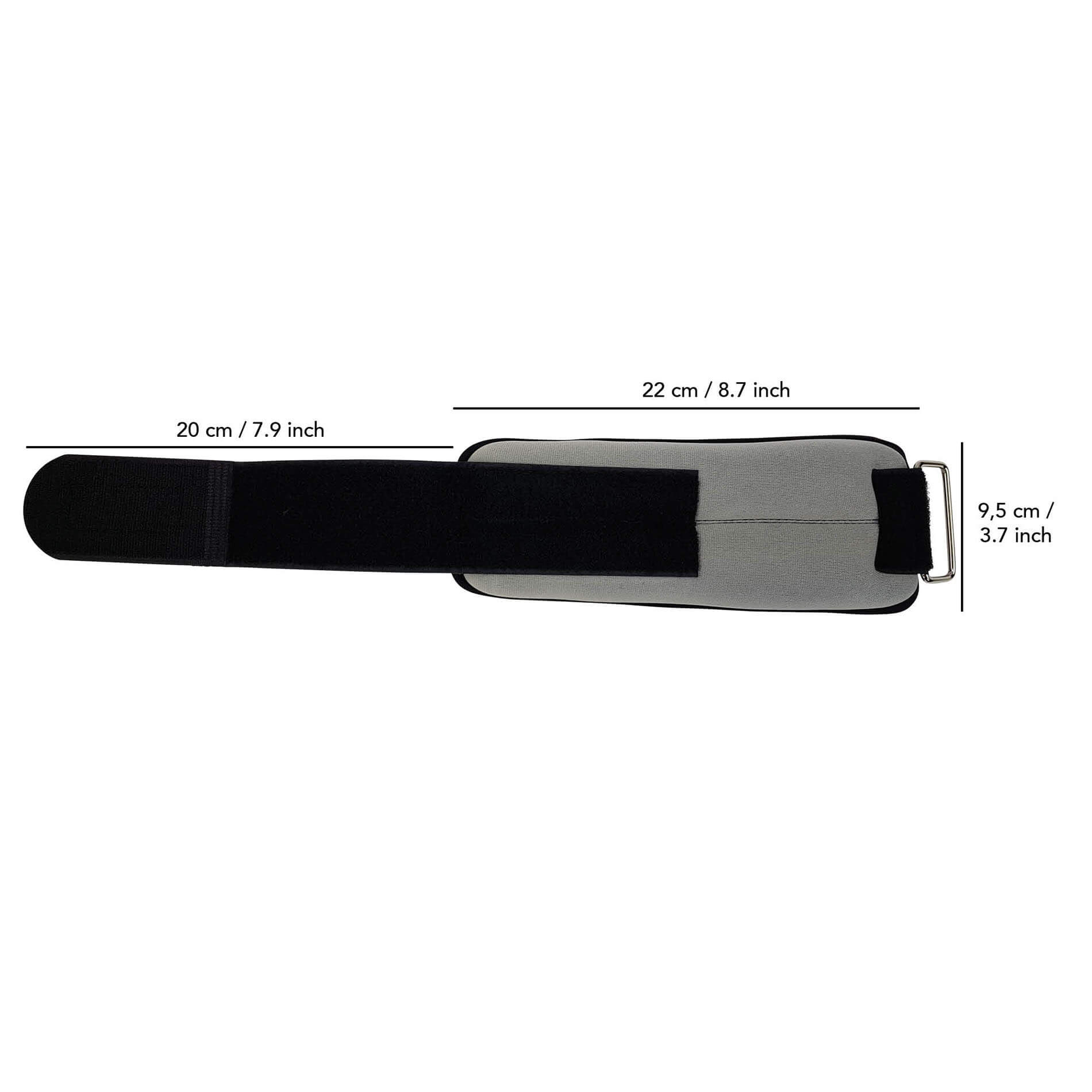 Randme-/pahkluuraskused TUNTURI Wrist/Ankle Weights 1kg (paar)