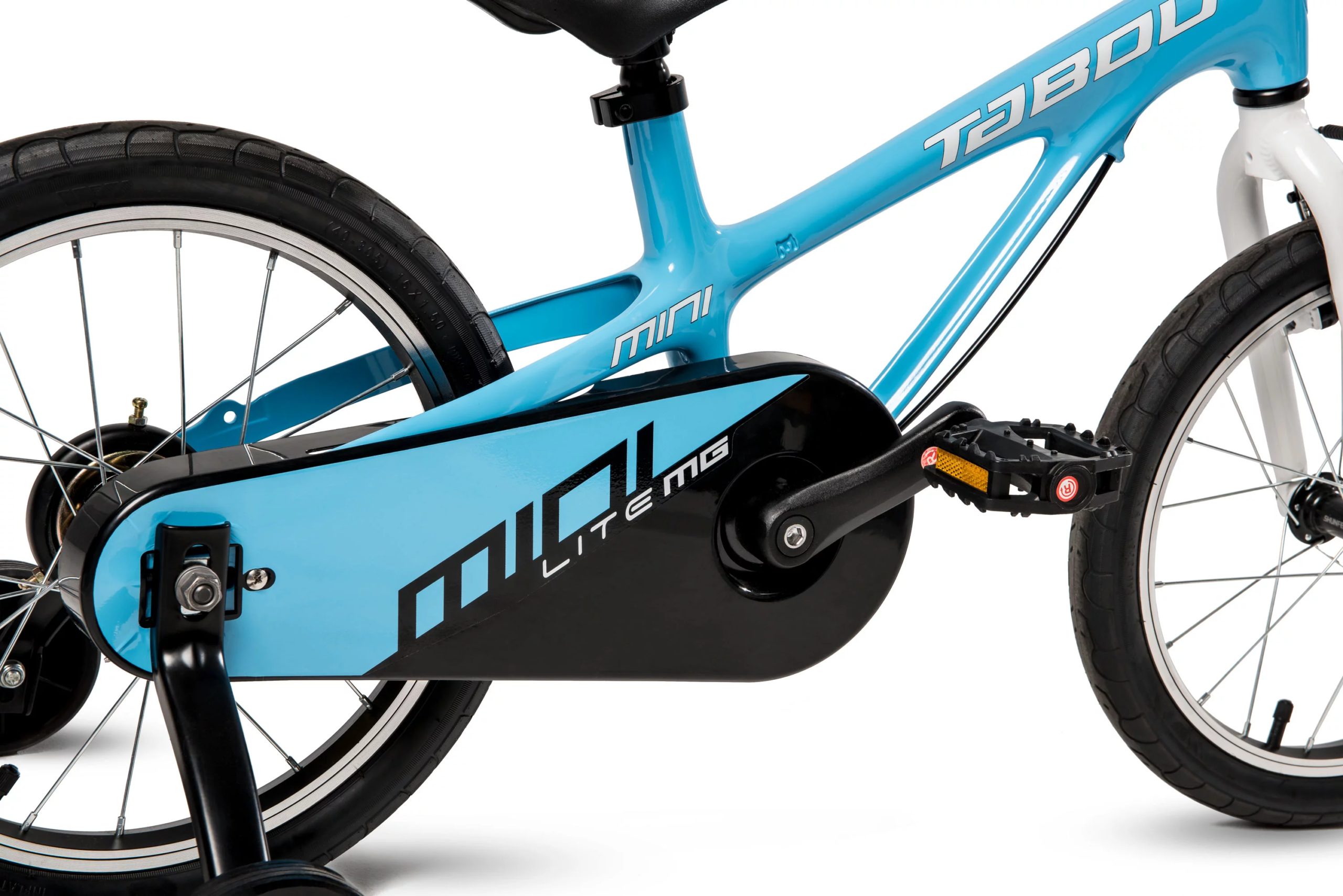 Ülikerge laste jalgratas TABOU Rocket Lite MG, 16″ sinine-valge