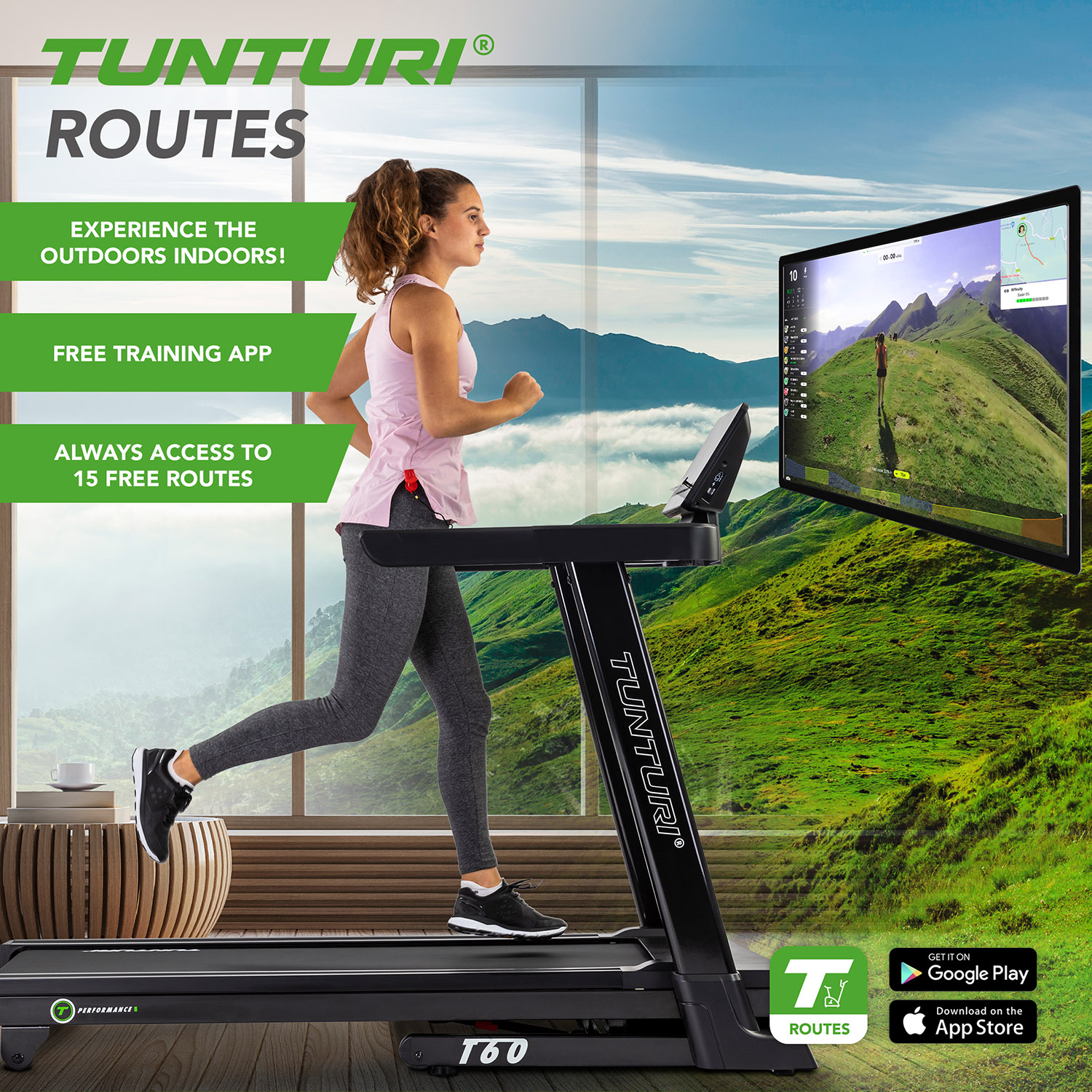 Jooksulint Tunturi Performance T60 Treadmill