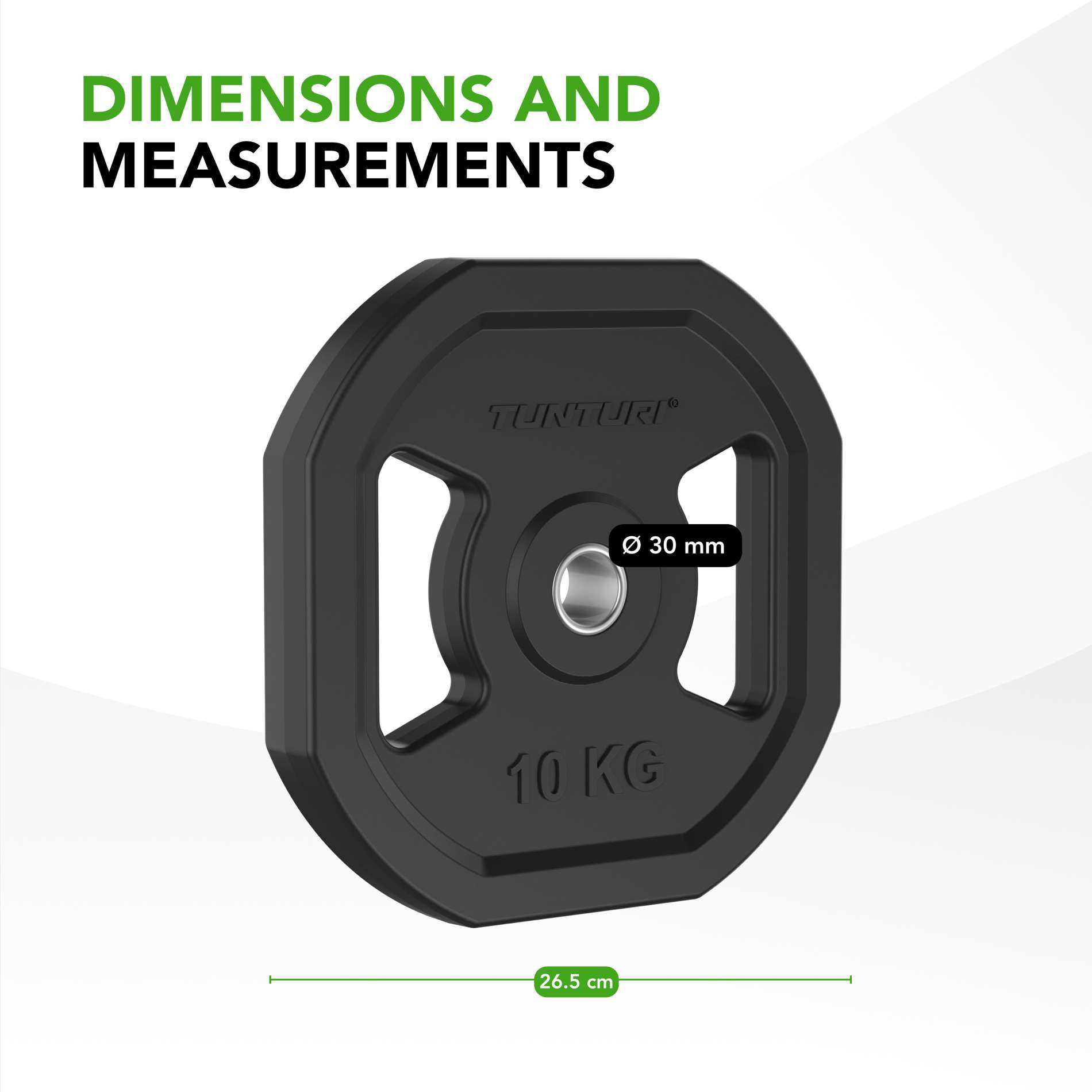 Raskuskettad TUNTURI Aerobic Pump Plates 10 kg