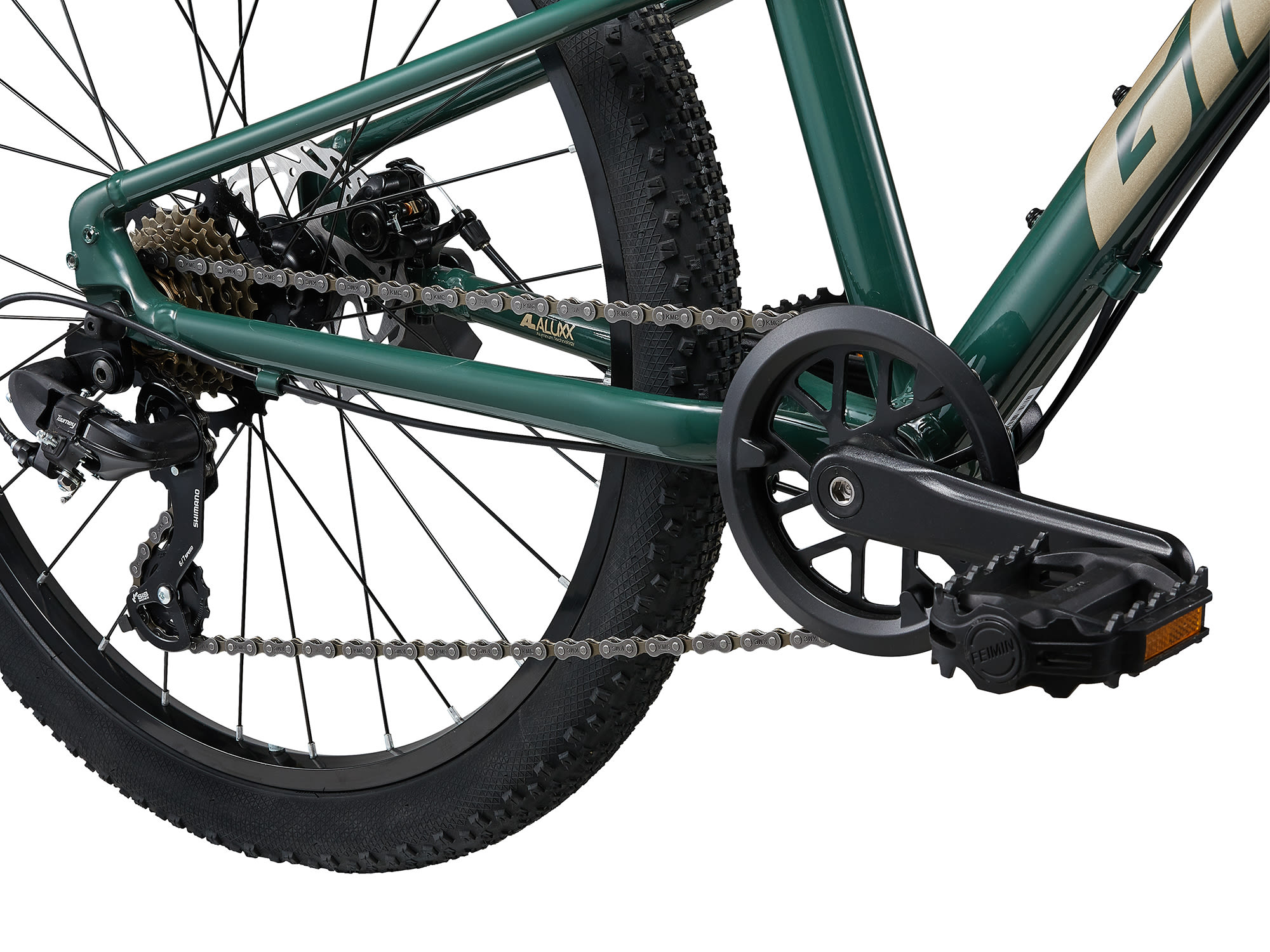 Laste jalgratas GIANT Talon 24, Trekking Green