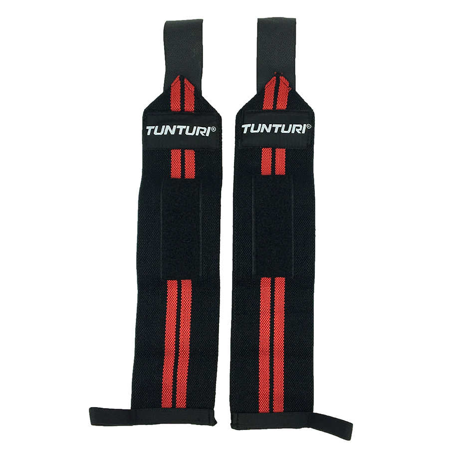 Randmerihmad Tunturi Wrist Wraps, punane