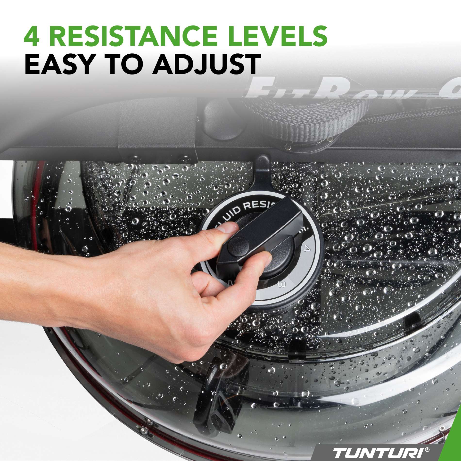 Sõudeergomeeter TUNTURI FitRow 90i by Fluid