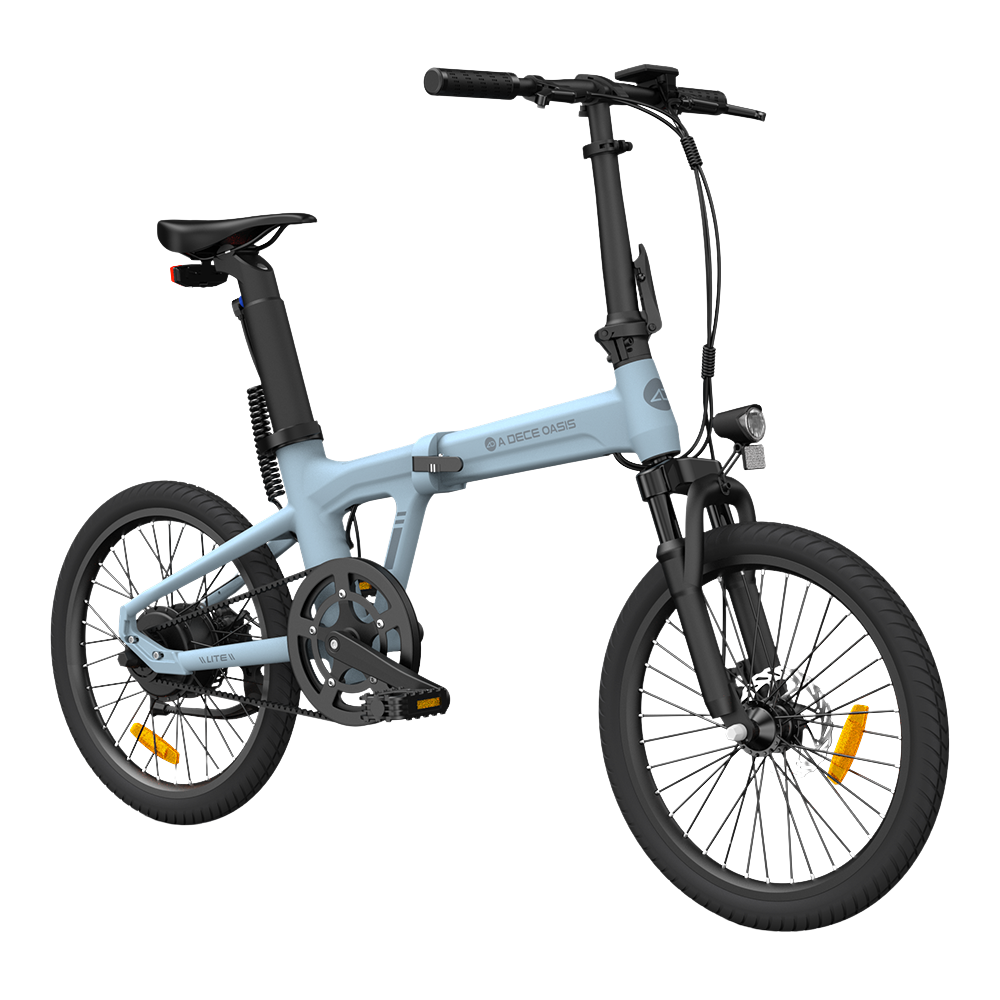 Kokkupandav elektrijalgratas ADO A20S AIR esiamordiga, sinine