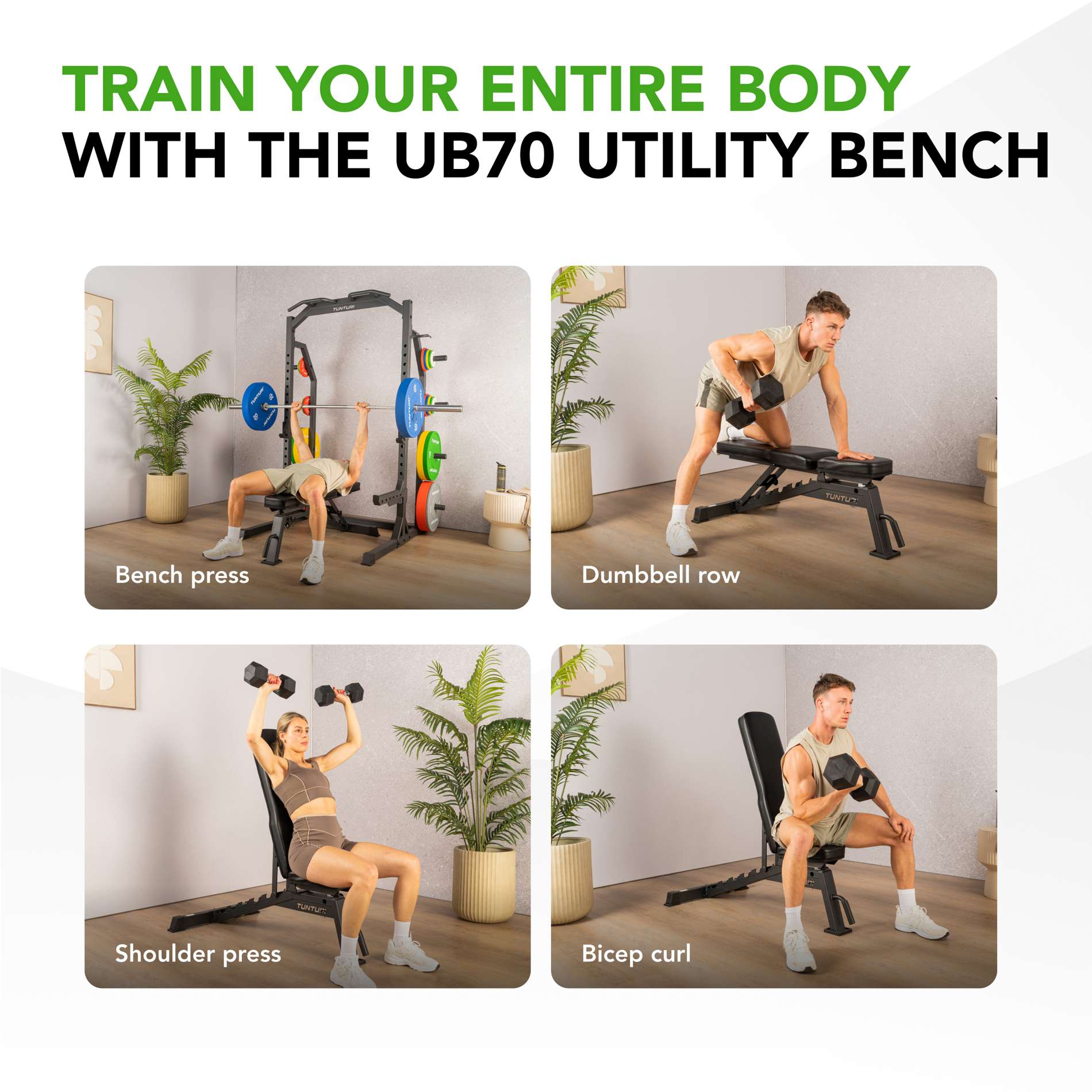Treeningpink Tunturi UB70 Utility Bench