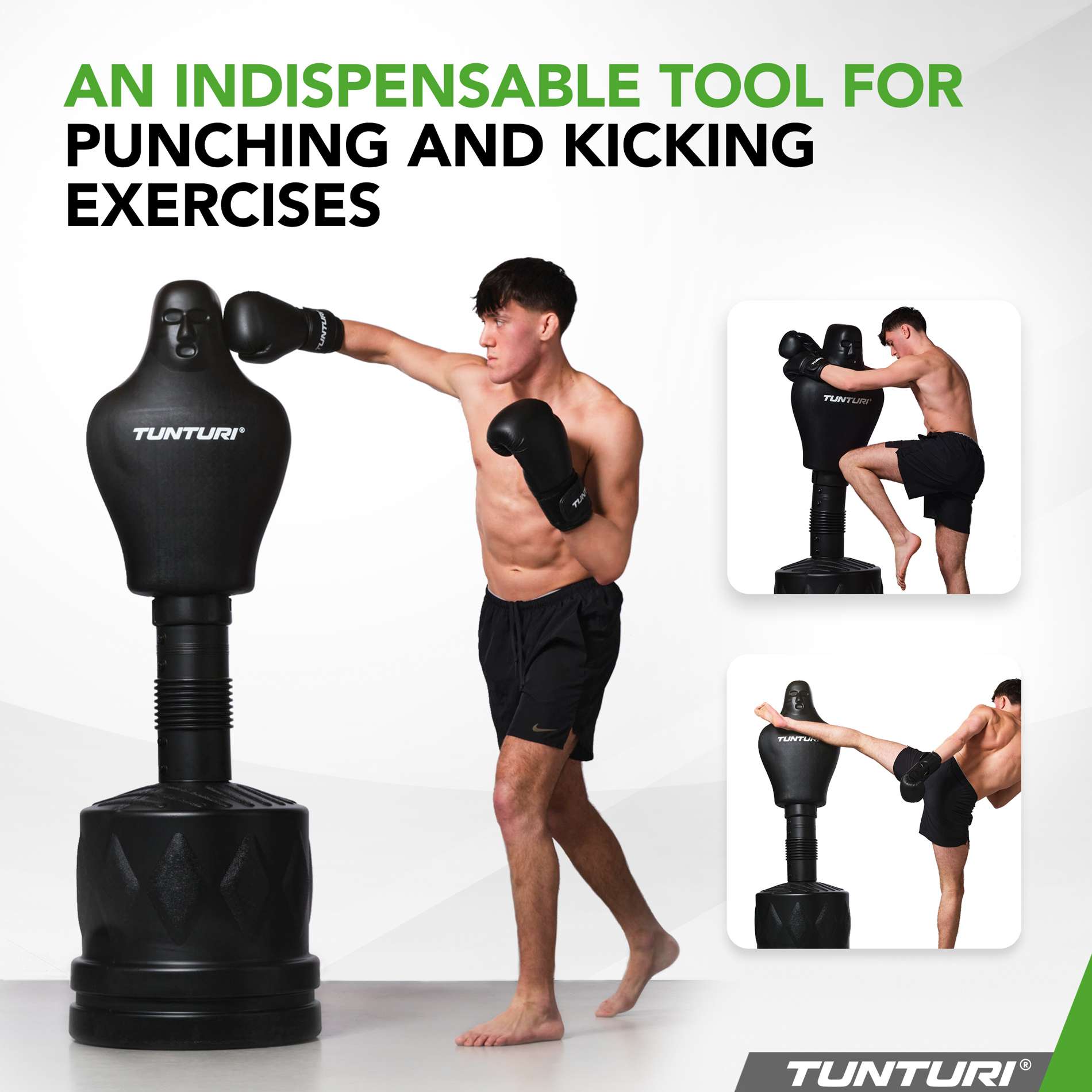 Seisev poksinukk TUNTURI Free Stand Boxing Dummy