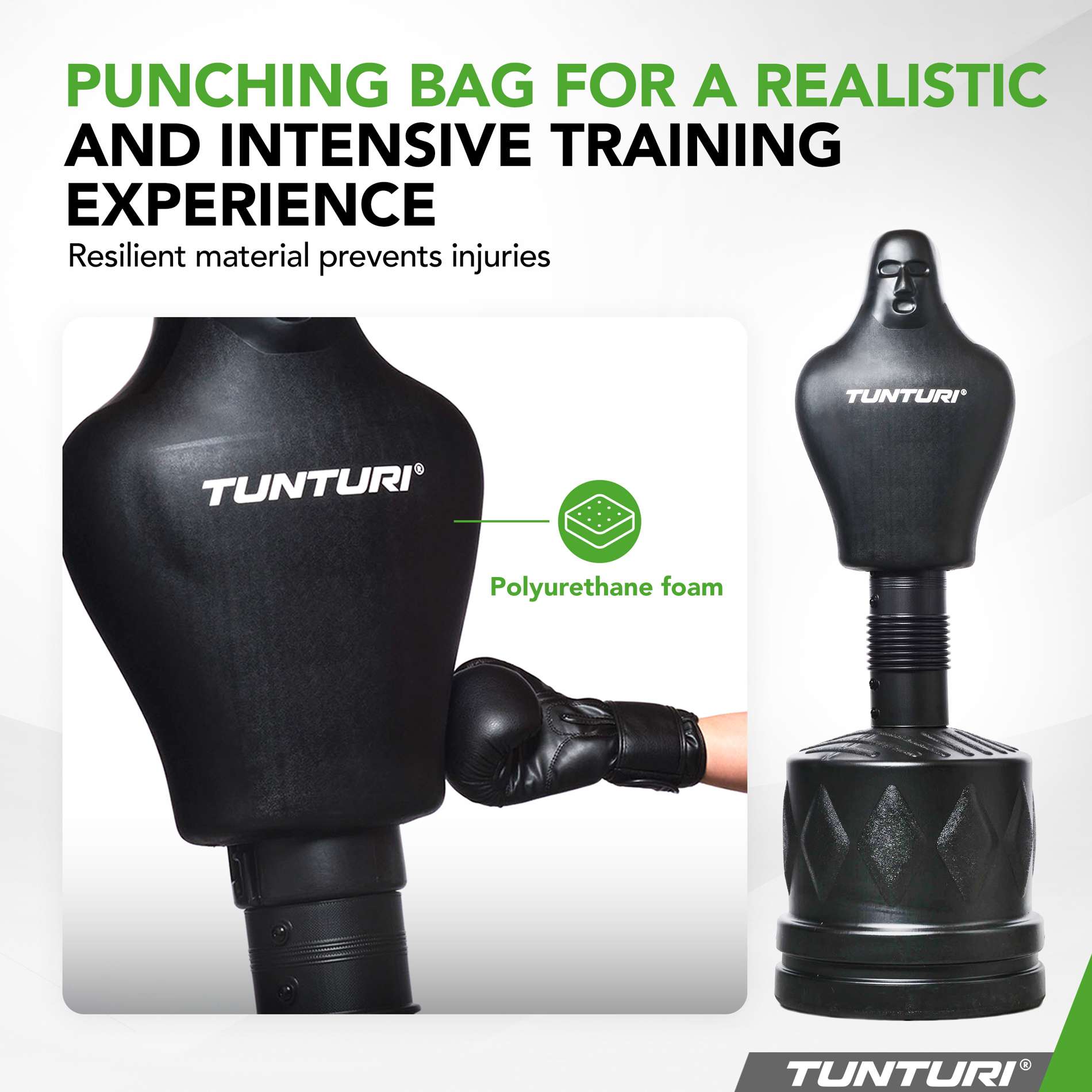 Seisev poksinukk TUNTURI Free Stand Boxing Dummy
