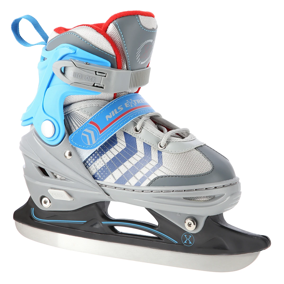 4in1 (rull)uisud NILS EXTREME NH18192 In-line Skates/Hockey Ice Skates, hall-sinine, M (34-38)