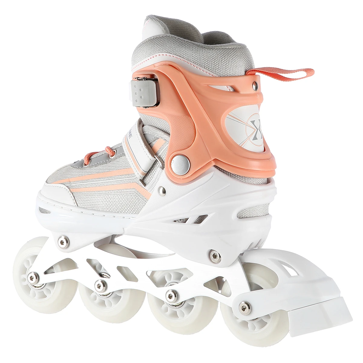 2in1 (rull)uisud NILS EXTREME NH18190 In-line Skates/Figure Ice Skates, S (29-33), White/Pink