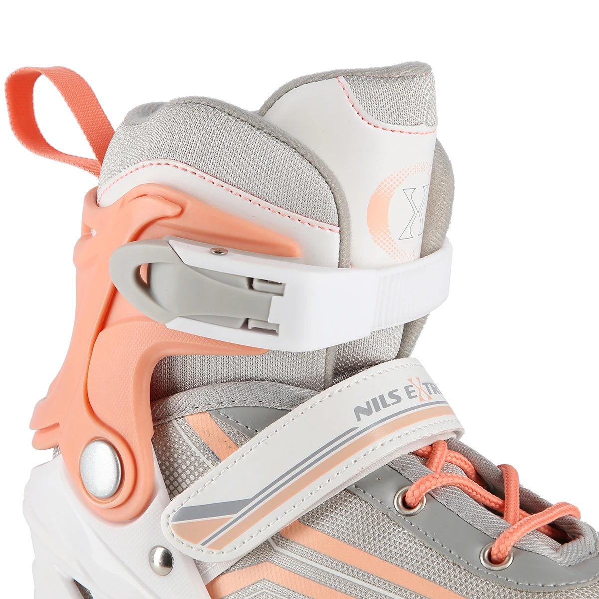 2in1 (rull)uisud NILS EXTREME NH18190 In-line Skates/Figure Ice Skates, M (34-38), White/Pink