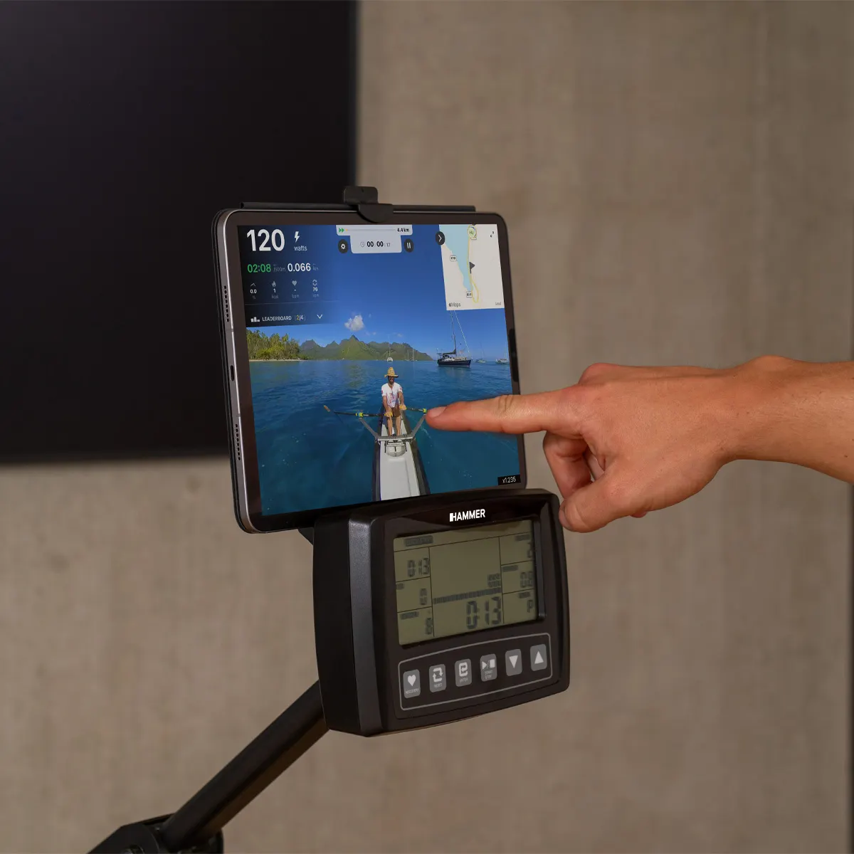 Sõudeergomeeter HAMMER RowFlow 5.0 NorsK