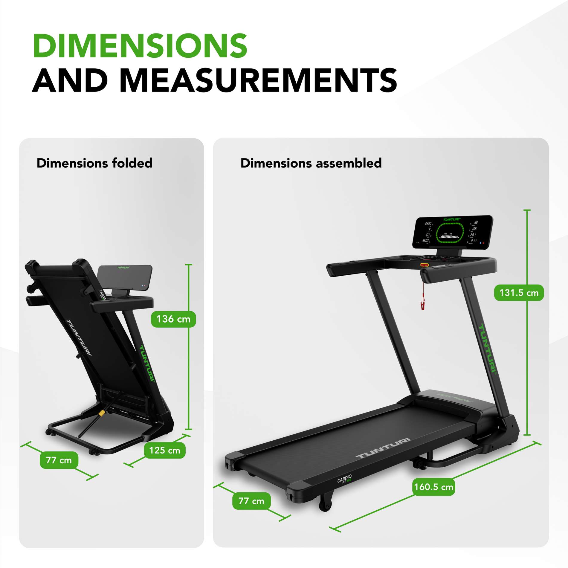 Jooksulint TUNTURI Cardio Fit T50