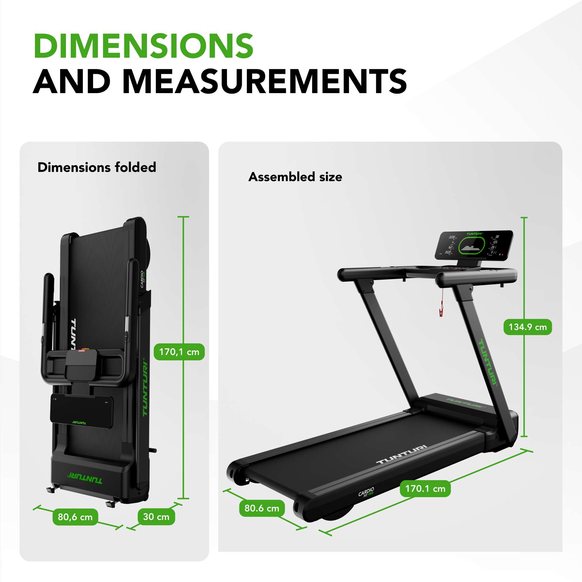 Jooksulint TUNTURI Cardio Fit T60