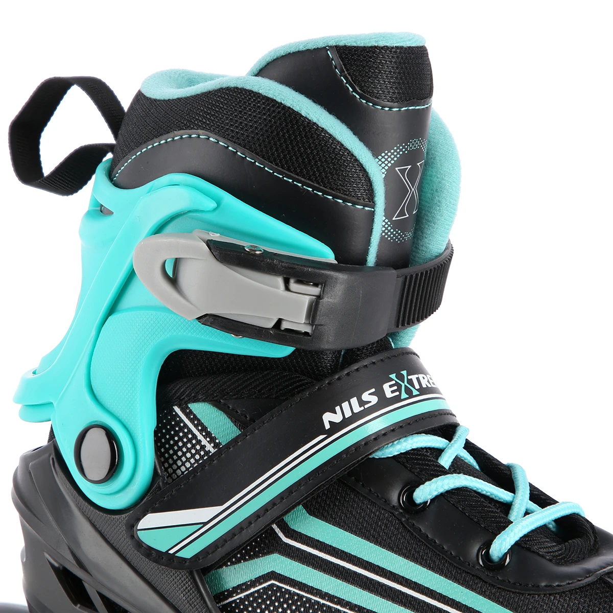 2in1 (rull)uisud NILS EXTREME NH18190 In-line Skates/Hockey Ice Skates, M (34-38) Black/Blue