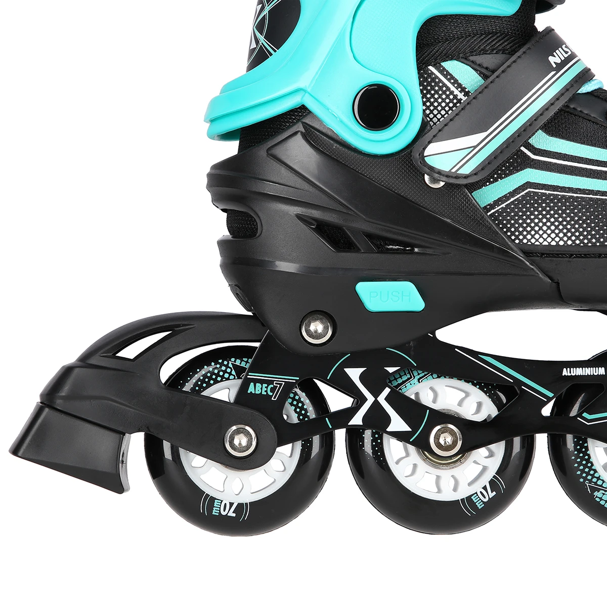2in1 (rull)uisud NILS EXTREME NH18190 In-line Skates/Hockey Ice Skates, S (29-33) Black/Blue