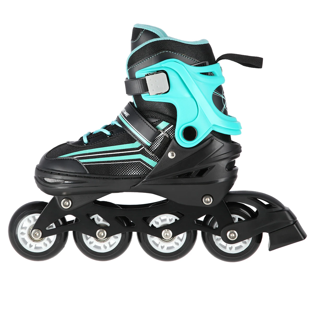 2in1 (rull)uisud NILS EXTREME NH18190 In-line Skates/Hockey Ice Skates, S (29-33) Black/Blue