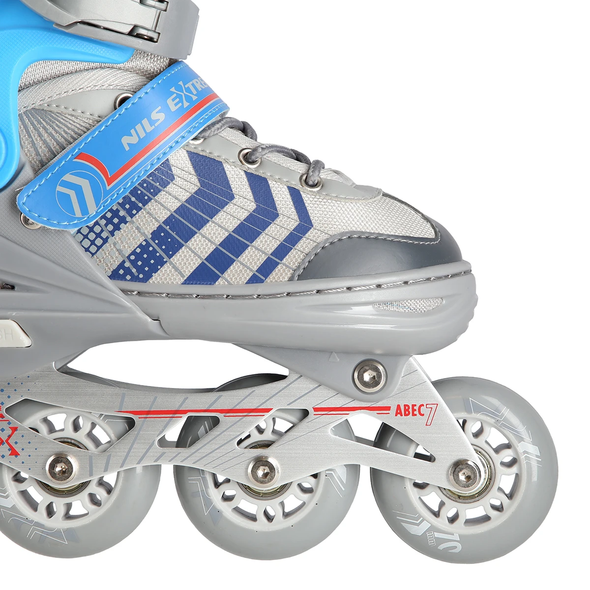 4in1 (rull)uisud NILS EXTREME NH18192 In-line Skates/Hockey Ice Skates, L (39-43), Grey/Blue