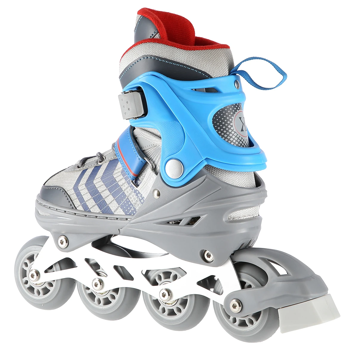 4in1 (rull)uisud NILS EXTREME NH18192 In-line Skates/Hockey Ice Skates, L (39-43), Grey/Blue