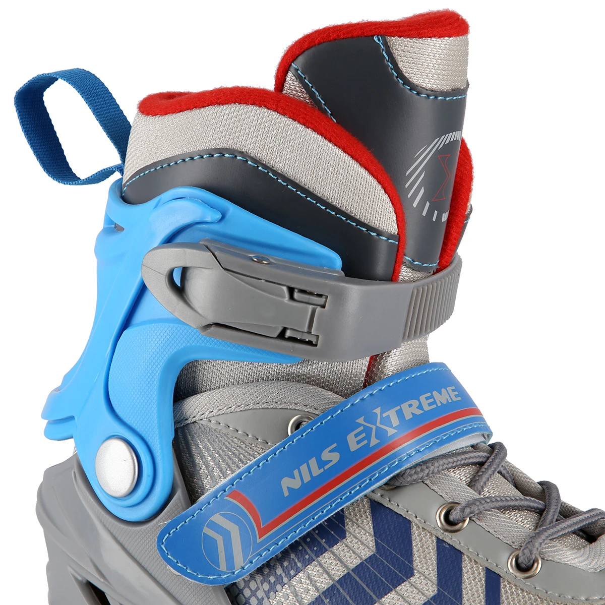 4in1 (rull)uisud NILS EXTREME NH18192 In-line Skates/Hockey Ice Skates, L (39-43), Grey/Blue