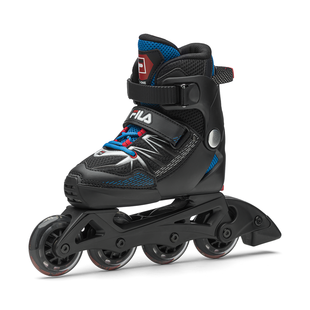 Laste rulluisud FILA X-One, Black/Blue/Red (M)