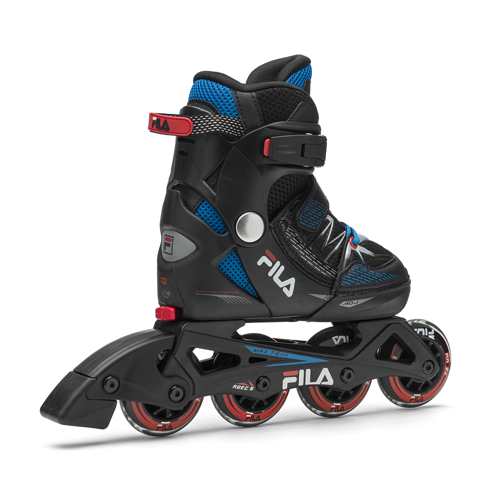 Laste rulluisud FILA X-One, Black/Blue/Red (M)