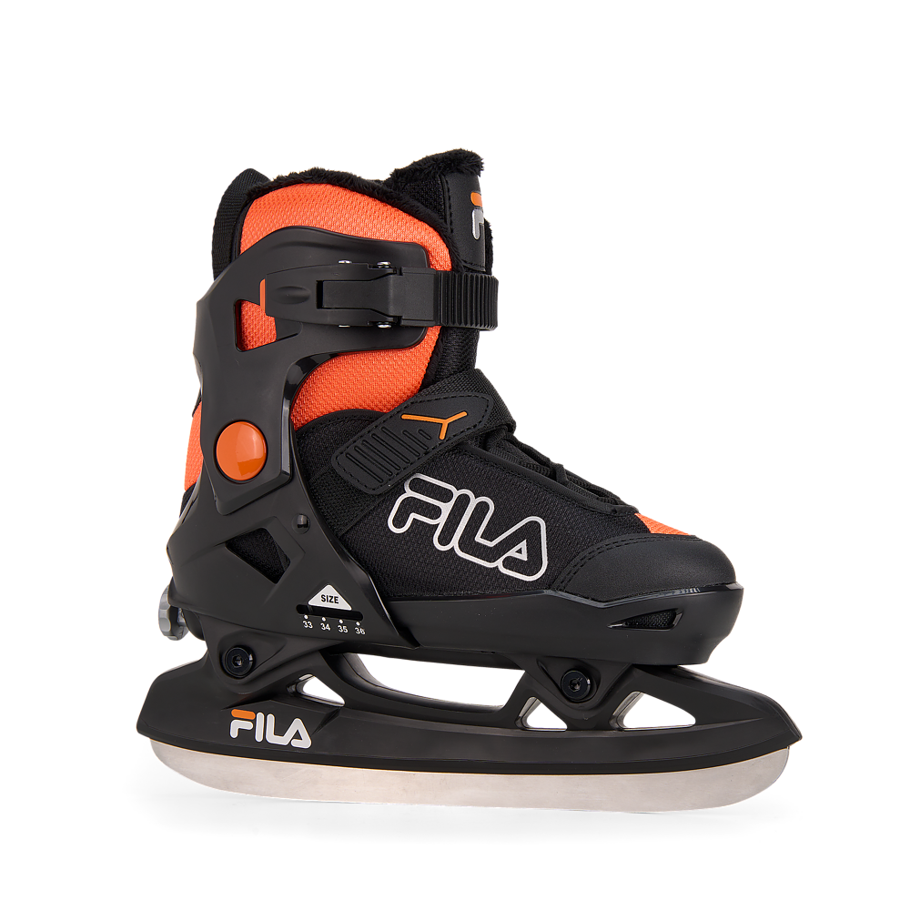 Laste uisud FILA X 2.0 Ice, Black/Orange (M)