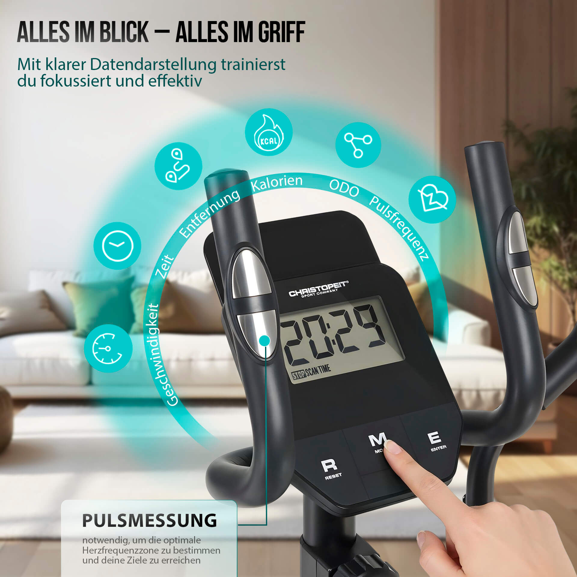 Elliptiline trenažöör CHRISTOPEIT CT 5