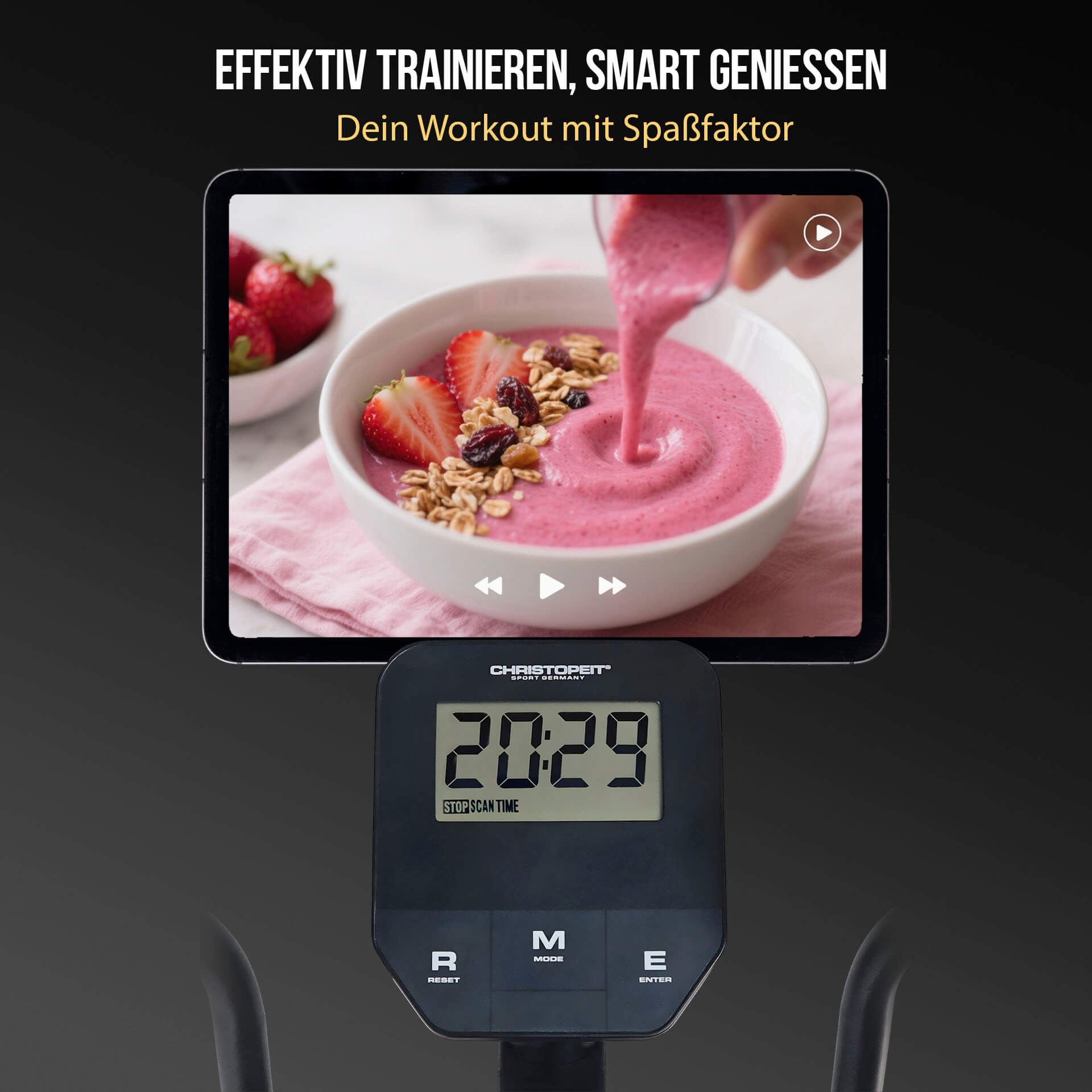 Elliptiline/velotrenažöör CHRISTOPEIT CT 6