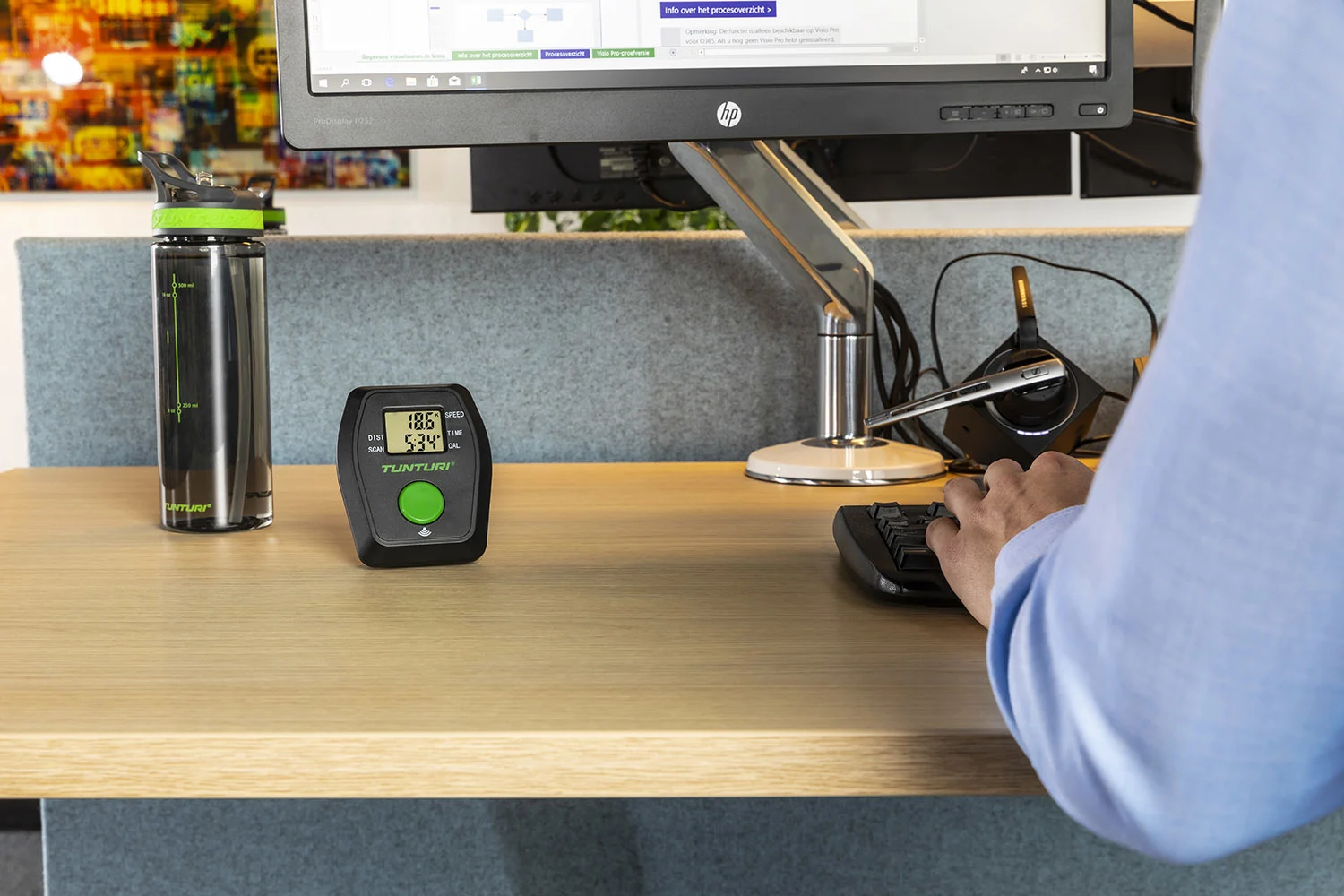 Konsool velotrenažöörile Tunturi Cardio Fit D20 Deskbike