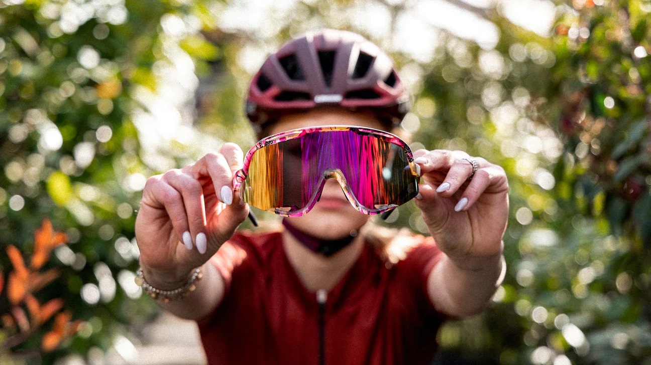 Päikeseprillid LIMAR KOSMOS JUNGLE MATT BLACK AMARANTH