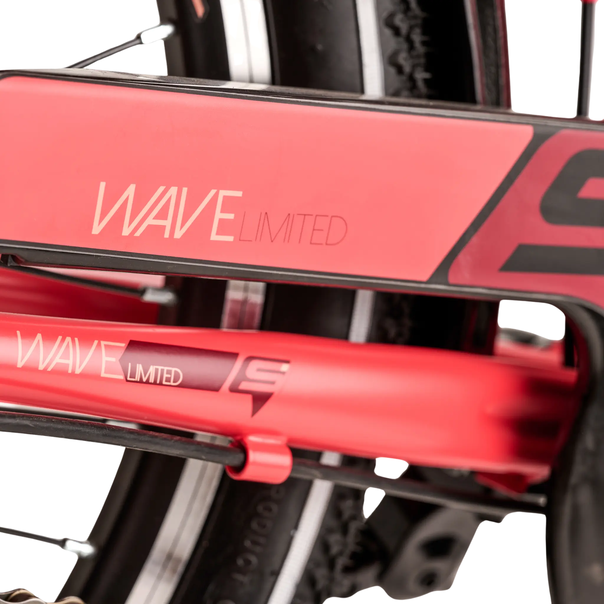 Laste jalgratas S´COOL Wave Steel LTD, 20″ korall/punane