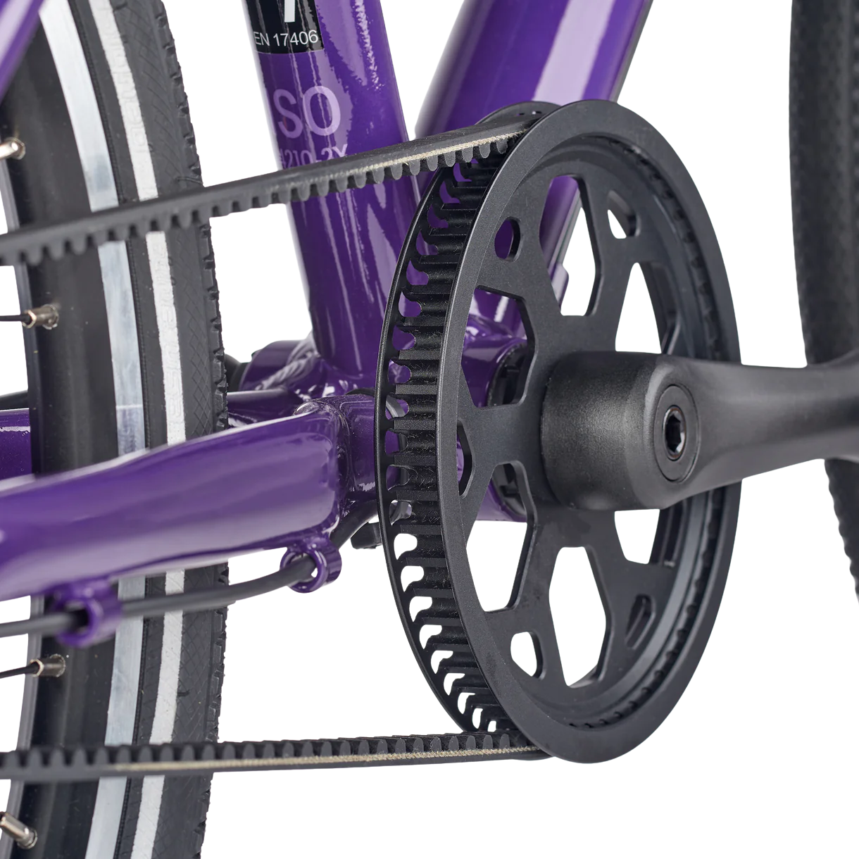 Ülikerge laste jalgratas ACADEMY Grade 4 Belt, 20″ Purple