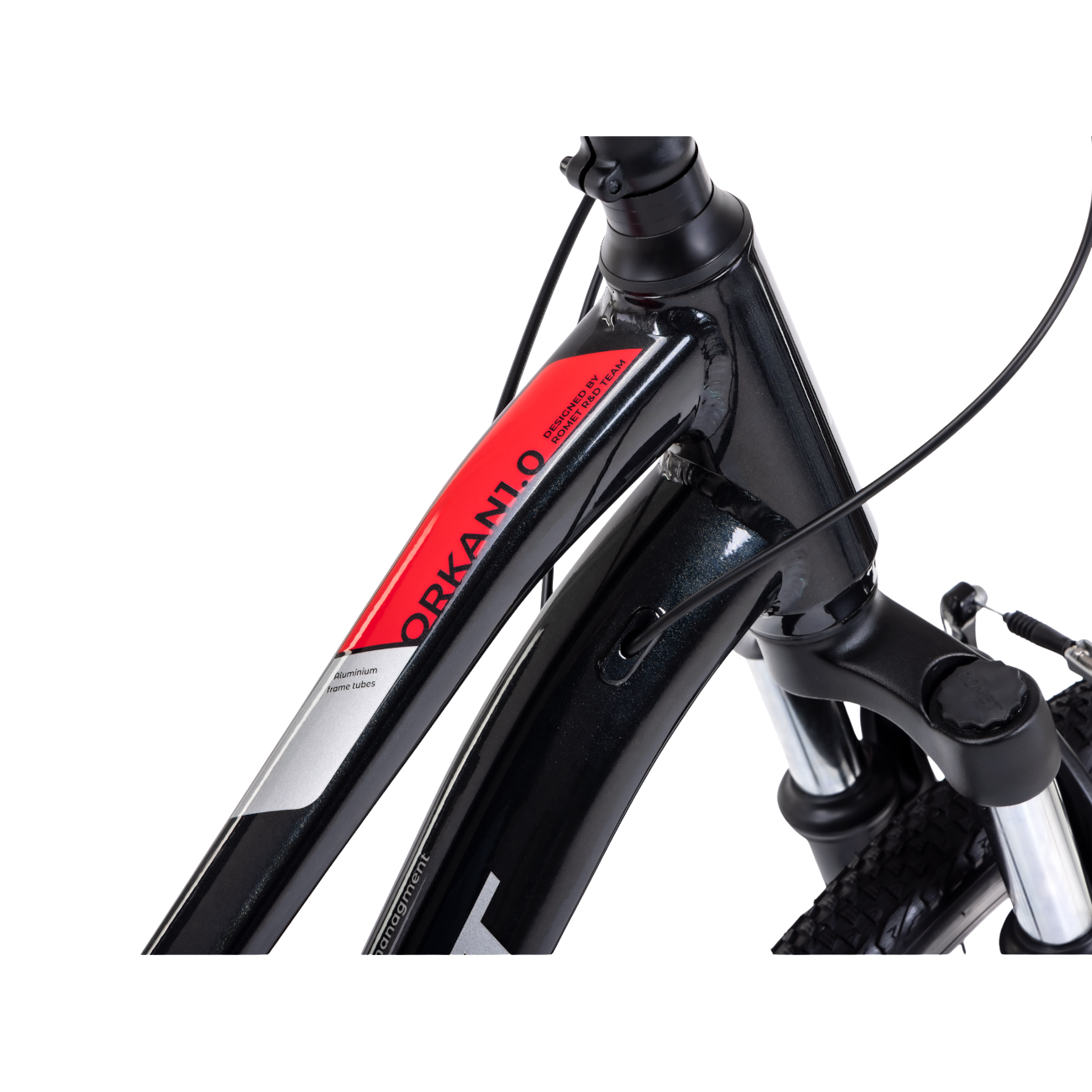 Jalgratas ROMET Orkan 1.0 D, must (L)