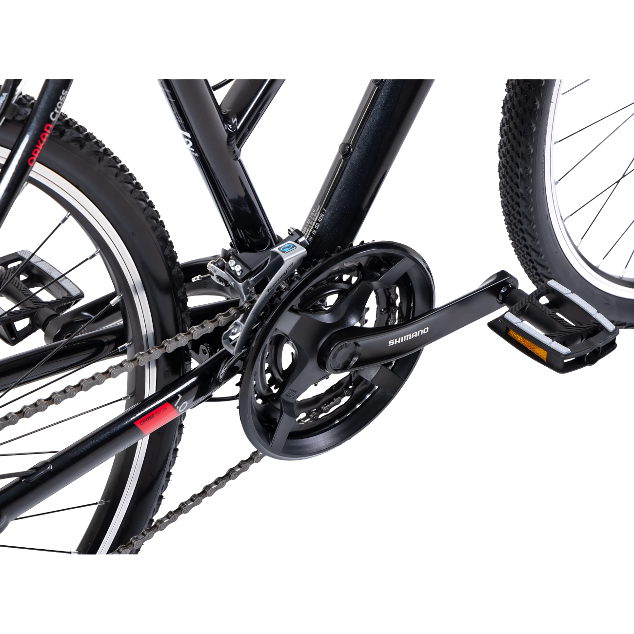 Jalgratas ROMET Orkan 1.0 D, must (L)