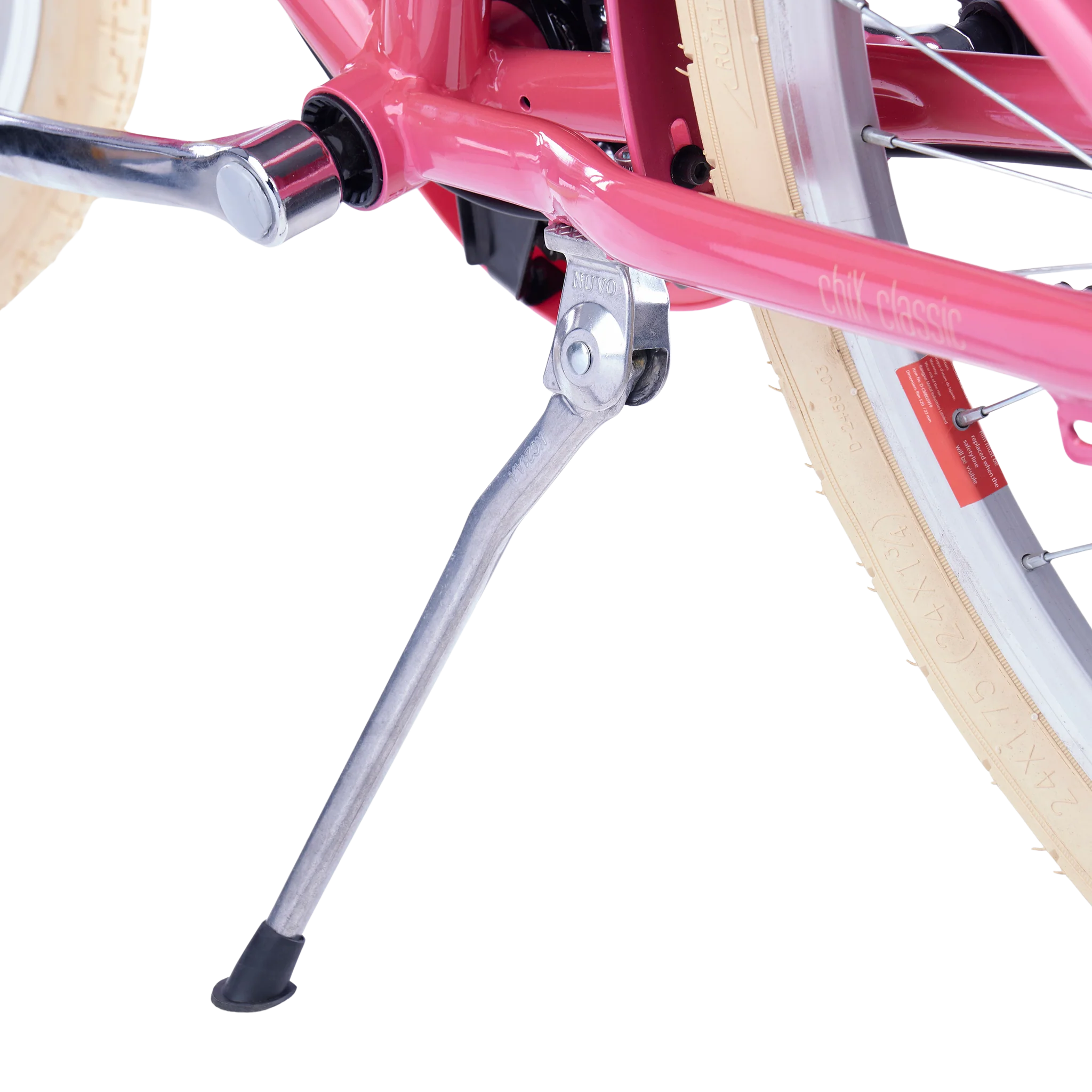 Laste jalgratas S’COOL chiX Classic, 24″ Berry/Beige