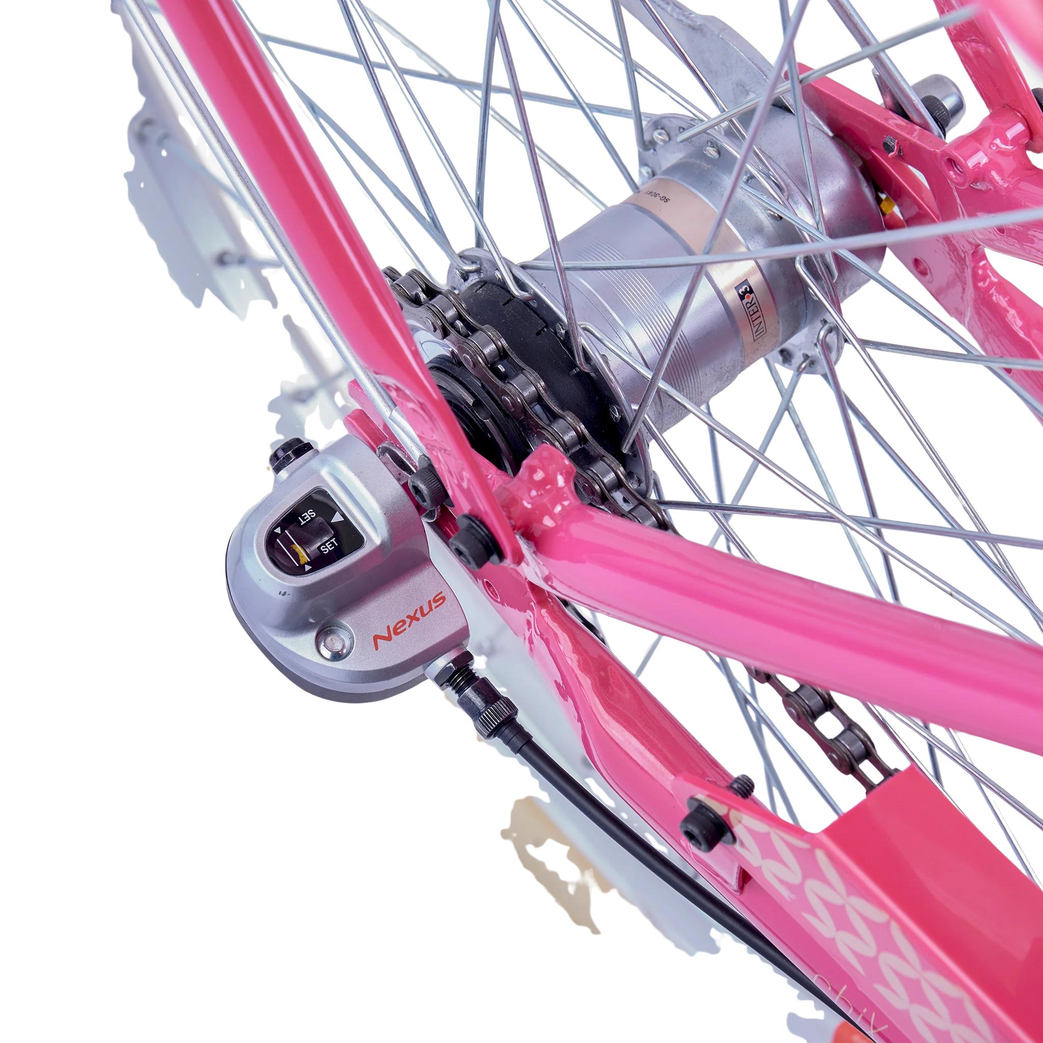 Laste jalgratas S’COOL chiX Classic, 24″ Berry/Beige