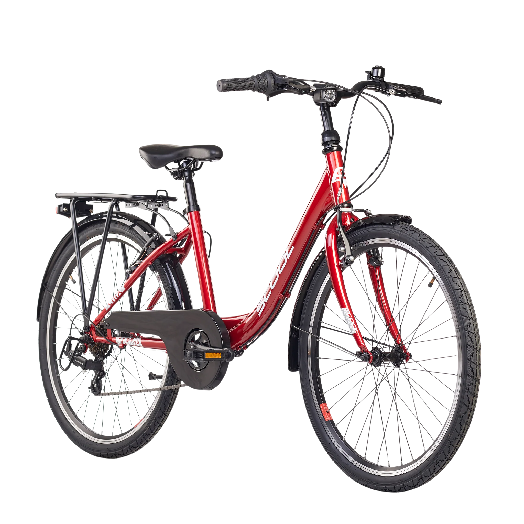 Laste jalgratas S’COOL chiX, 24″ Red/White