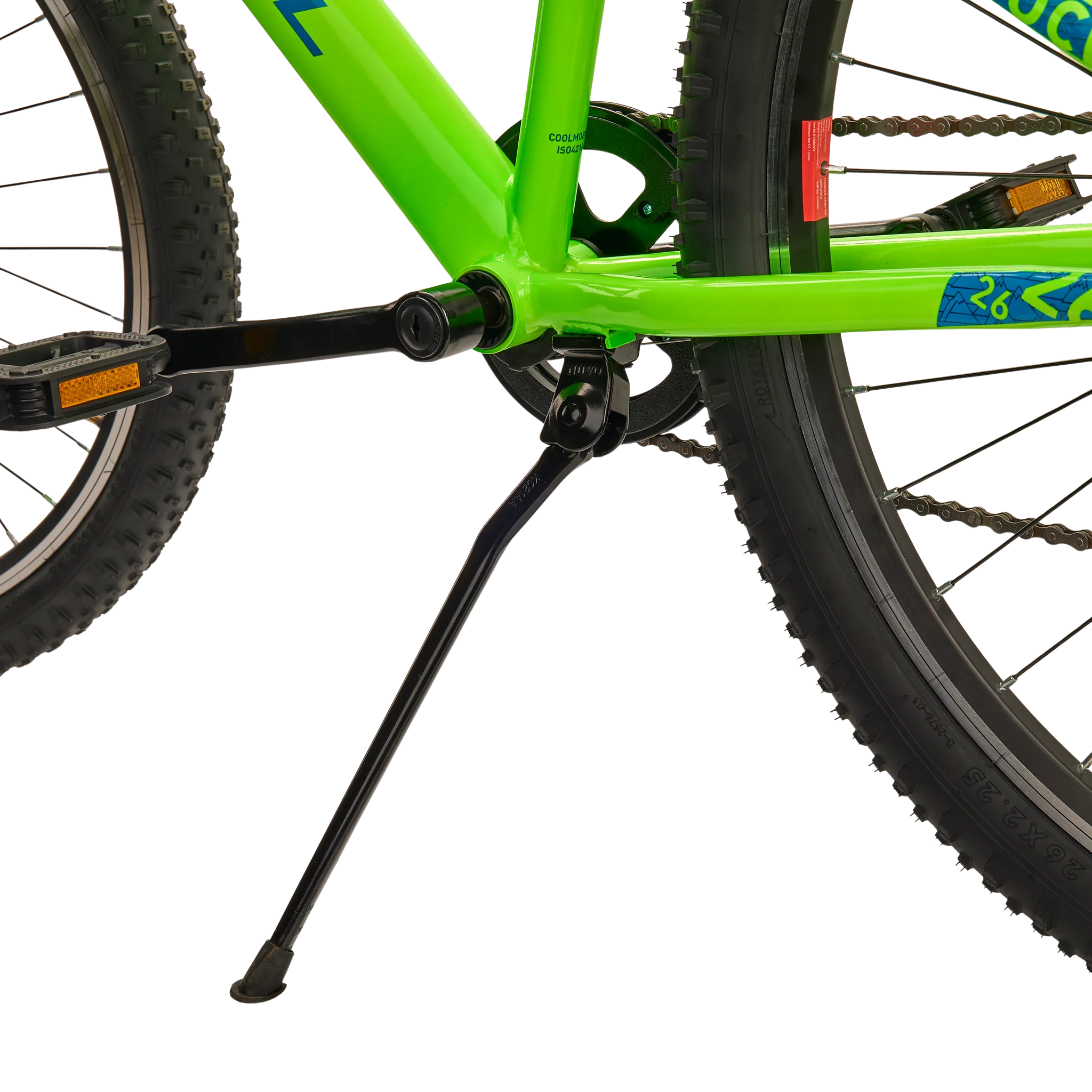 Noorte jalgratas S’COOL Xroc, 26″ Neon Green/Ocean