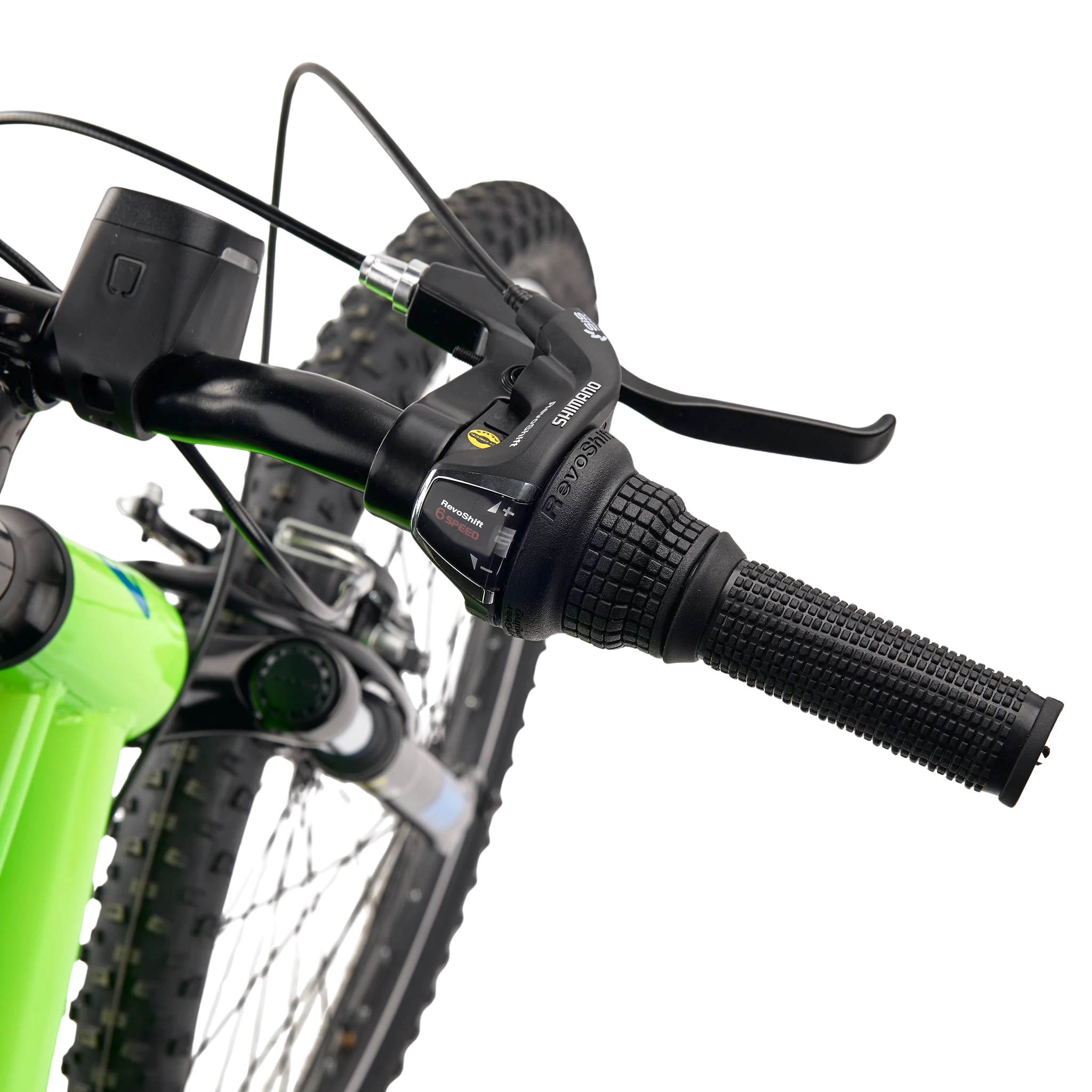 Laste jalgratas S’COOL Xroc, 24″ Neon Green/Ocean