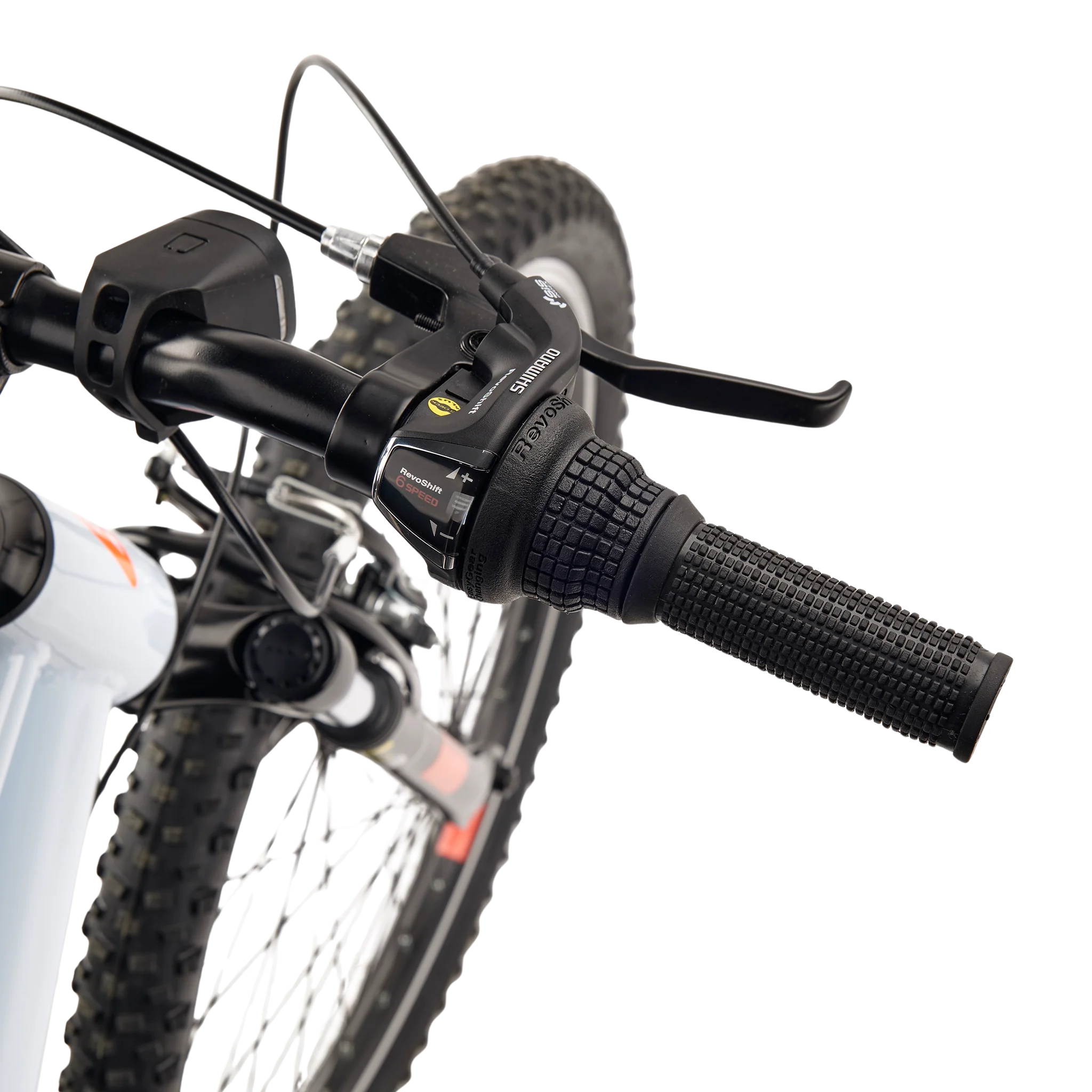 Laste jalgratas S’COOL Xroc, 24″ Sky Grey/Neon Orange